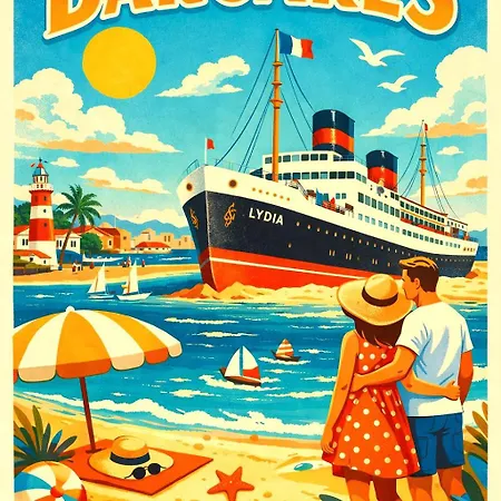 Bleu Azur - Tous Commerces & A 100m De La Nyaraló Le Barcarès